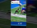 one of the fastest 40 yard times you’ll ever see NFL combine