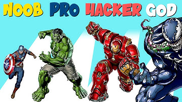 NOOB vs PRO vs HACKER vs GOD in Heroic Run: Change or Lose | GokuNoob