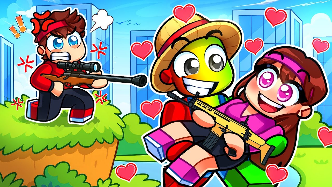 J’ai découvert que ma FANGIRL me trompait sur Sniper Tag Roblox !