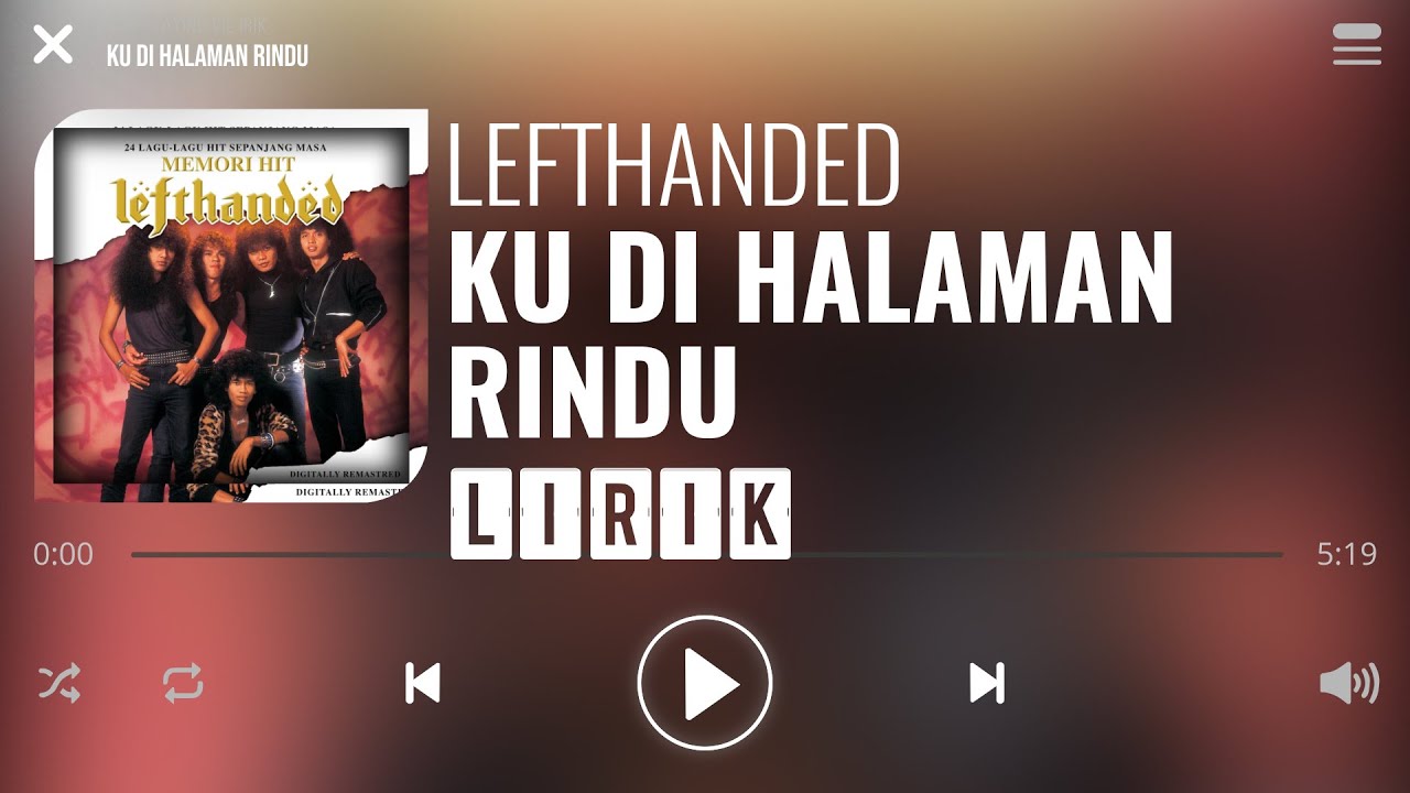 Di Halaman Rindu Lirik - Colby-well-Santos