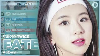 [AI Cover] How Would TWICE (트와이스) Sing (G)I-DLE ((여자)아이들) - FATE | Line Distribution