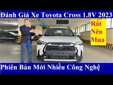 Toyota Corolla Cross 1.8V 2023 Màu Trắng Ngọc Trai Phiên Bản Mới Review Đánh Giá Xe Lăn Bánh Hôm Nay