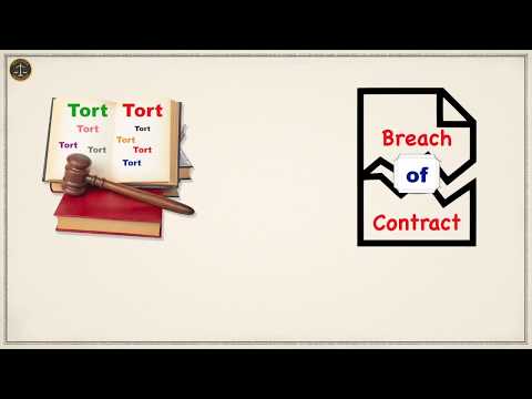 What are the Differences Between Tort & Breach of Contract?