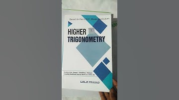 Higher trigonometry(MRP180₹)for Bsc,Ba(general+subsidiary+honours) Including vocational courses