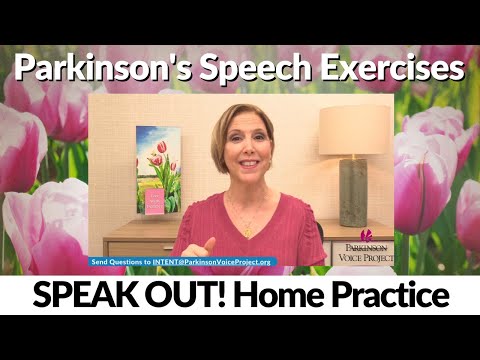 Parkinson's Speech Exercises: Opposites with INTENT