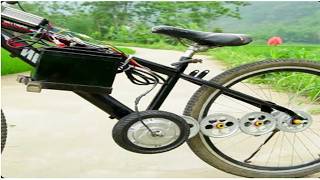 Built a Chainless E-Bike! ⚡