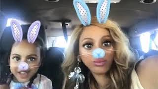 Beyoncé & Blue Ivy Snapchat Videos (1)