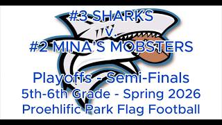 Famous Sharks v. Mina's Mobsters, Playoffs - Semi-Finals, Spring 2026 Wealth