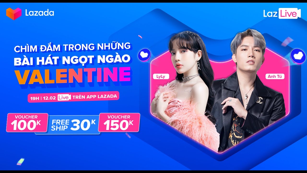 [LAZLIVE] PLAYLIST NGỌT NGÀO DÀNH TẶNG MÙA VALENTINE | LYLY & ANH TÚ