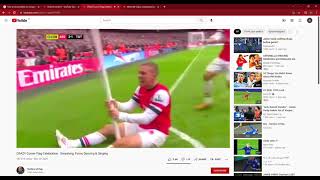 CRAZY Corner Flag Celebration   Smashing, Funny Dancing & Singing   YouTube   Google Chrome 2021 11