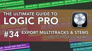 Logic Pro #34 - Export Multitracks and Stems