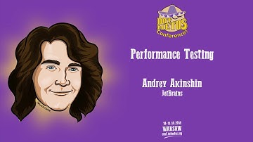 Andrey Akinshin - Performance Testing - Dotnetos Conference 2019