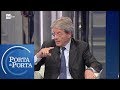 Caso Sea Watch e politiche migratorie: il commento di Paolo Gentiloni - Porta a Porta 20/05/2019