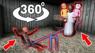 360 Video || Granny vs Baby`s in Yellow vs Grandpa - funny horror animation parody (p.66) screenshot 5
