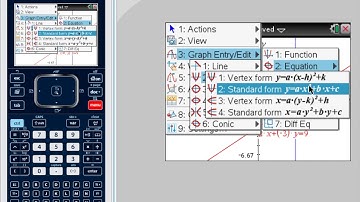 TI-Nspire CX: Graphing Equations in Various Forms