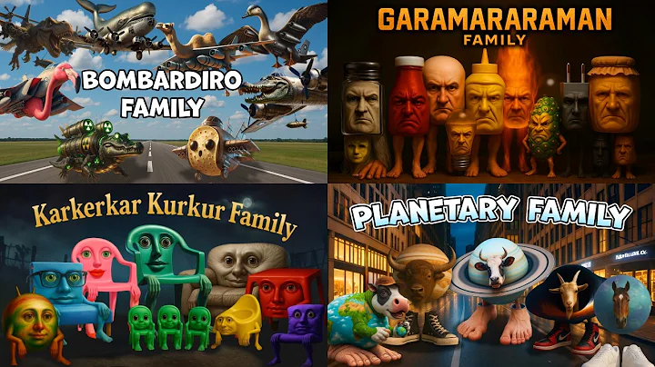 All FAMILYS Italian Brainrot Animals Meme