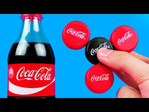 КАК СДЕЛАТЬ СПИННЕР ИЗ Coca Cola - КАК СДЕЛАТЬ СПИННЕР ИЗ Coca Cola
