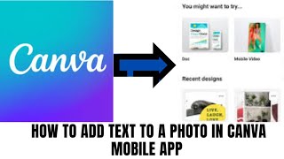 How to Add Text to a Photo in Canva Mobile App