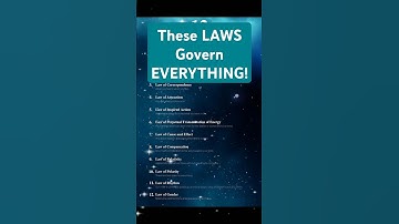 The 12 Universal Laws: Governing the Cosmos