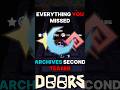 EVERYTHING YOU MISSED IN THE SECOND #archives TEASER! #doors #roblox #fy