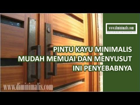 Video: Pintu Kayu Pepejal: Alasan Populariti Mereka