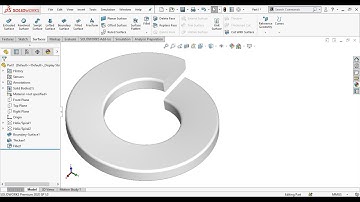 Spring Washer Solid works 3D Model | Exercise No. 23 l Curves  | Helix | Spiral