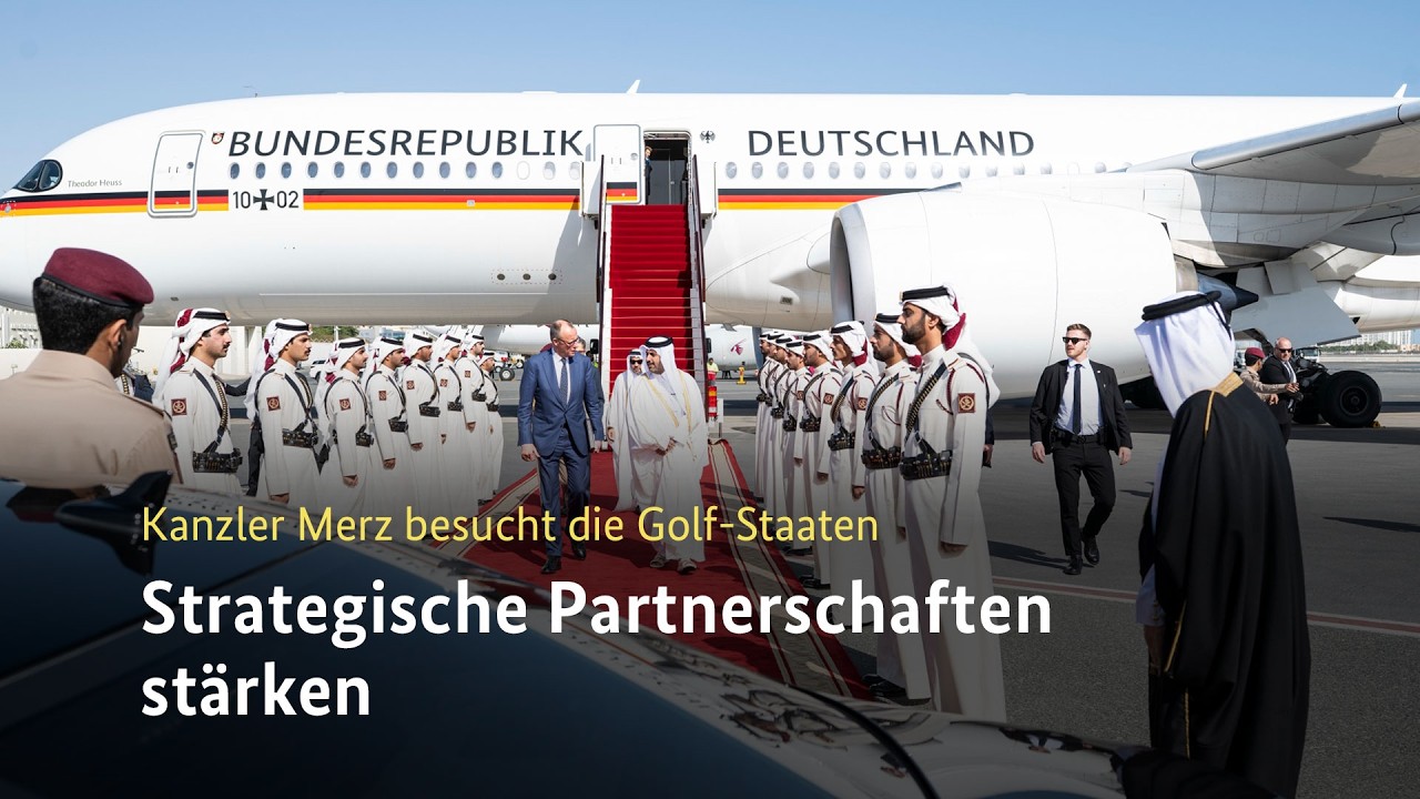 Kanzler Merz besucht die Golf-Staaten