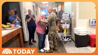 Military Member Surprises Grandma on Her Last Day of Chemo