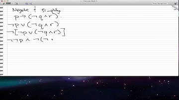 Discrete Math 1 - Tutorial 26 - Simplifications Examples