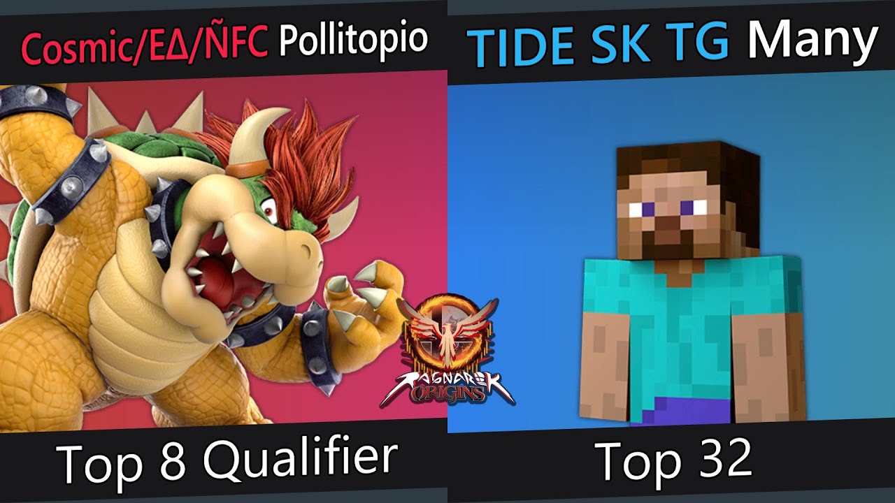 Ragnarok: Origins - Pollitopio (Bowser) VS Many (Steve) - Top 32