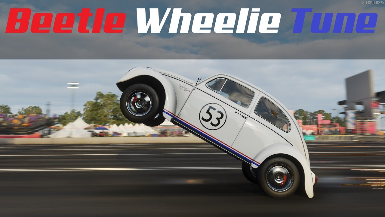 Forza Horizon 4 Wheelie Build VW Beetle UHD [4K] 60FPS (How to