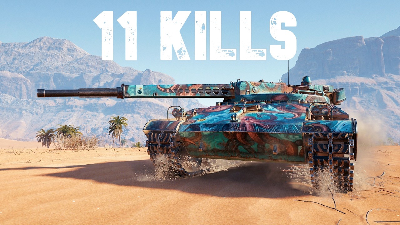 Ares 90 C : 11 Kills - World of Tanks.