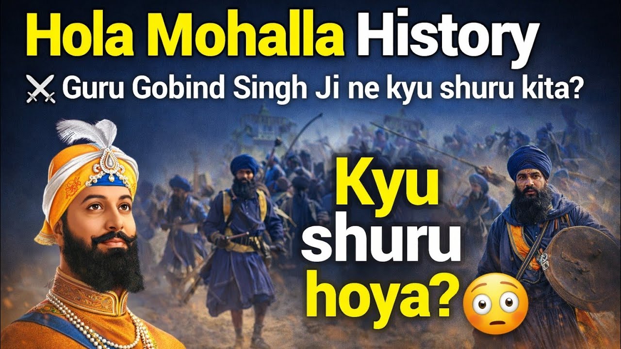 Hola Mohalla History ⚔️ | Guru Gobind Singh Ji ne kyu shuru kita?