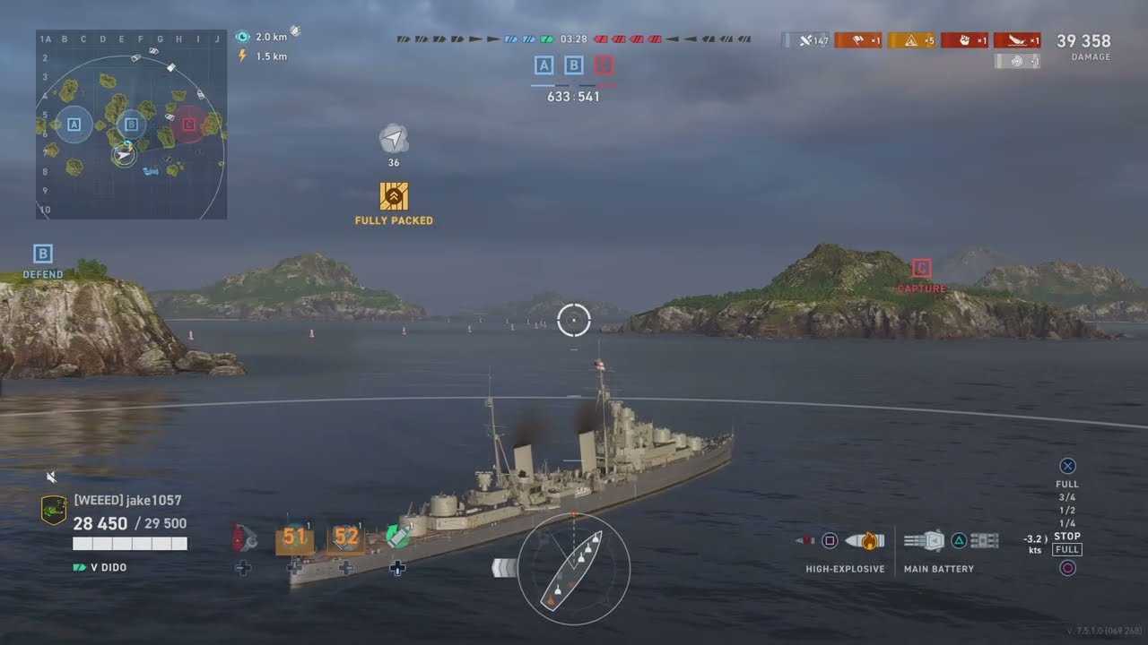 Dido - British Reload Booster - World of Warships: Legends