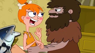 BOYFRIEND FROM 27,000 B.C. | Phineas and Ferb Reaction