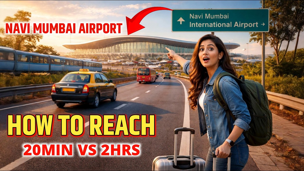How to Reach Navi Mumbai Airport? ✈️ 20 Mins or 2 Hours? Best Route Reality Check