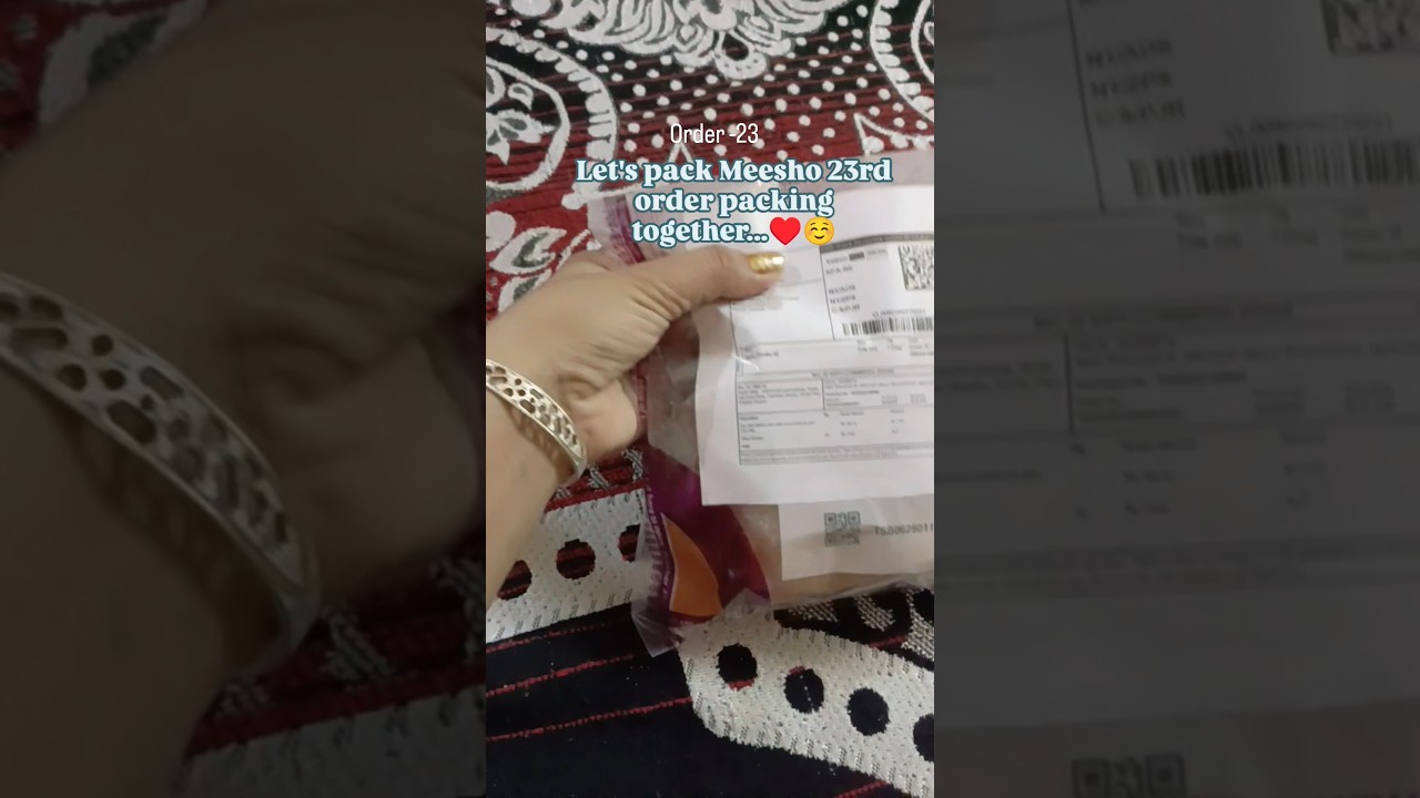 meesho orders packing 