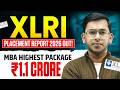 ₹1.1 Crore MBA Package 😱 | XLRI Placement Report 2026 Breakdown!