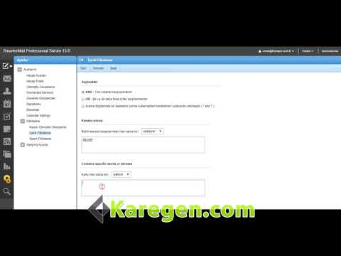 Smarter Webmail Üzerinde Spam Filtresi Ekleme