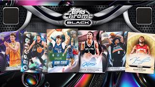 2025/26 Topps Chrome Black Basketball Cards Break! Break Cards