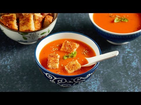 Tomato Soup Recipe with Fresh Tomatoes - Swasthi's Recipes