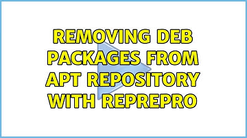 Removing deb packages from apt repository with reprepro