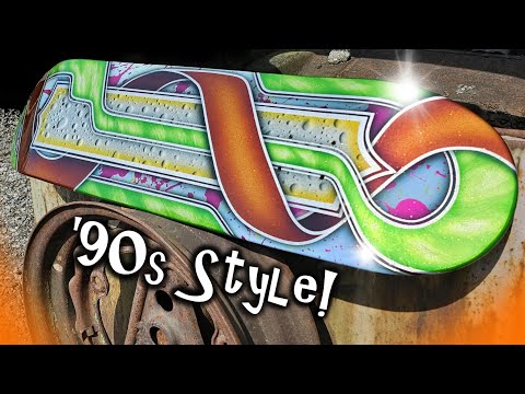 Custom Paint Skateboard