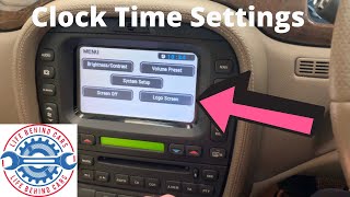 Sports Performance Jaguar S Type Clock Time Settings