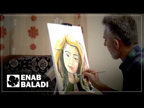 عدنان كدرش.. تشكيلي ثارت لوحاته في إدلب
