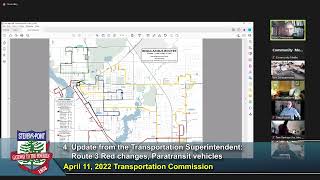 Information Transportation Commission - April 11, 2022 News