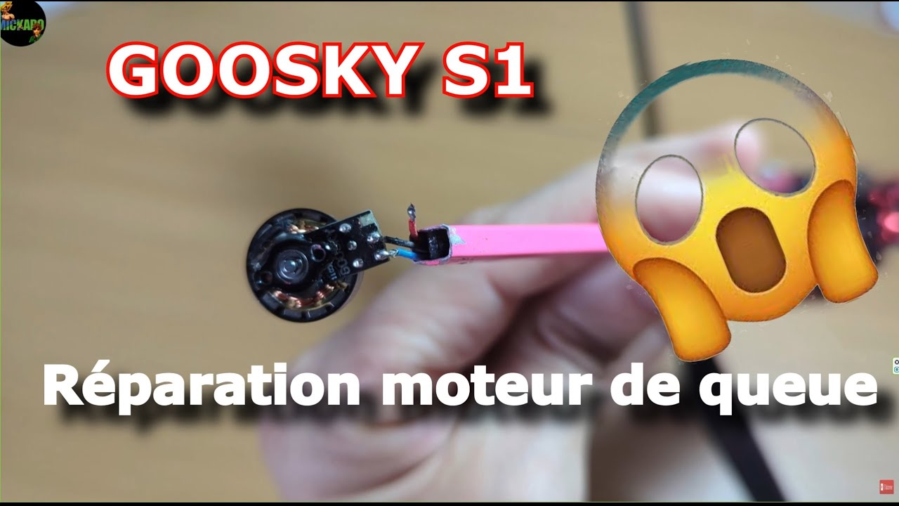 Goosky S1 / Réparation moteur de queue / TUTO # 10