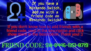 Add Me as a Friend with a Friend Code on Nintendo Switch Now!