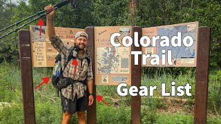 Gear You NEED to Complete the Colorado Trail!