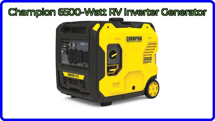 REVIEW (2025): Champion 6500-Watt RV Inverter Generator. ESSENTIAL details.